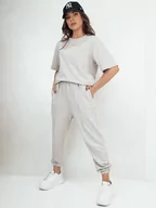 Dresy damskie - Komplet damski dresowy ZIMELAN szary Dstreet AY1031-M - miniaturka - grafika 1