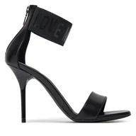 Sandały damskie - Sandały LOVE MOSCHINO JA16109G0MIE000A Czarny - miniaturka - grafika 1