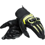 Rękawice motocyklowe - Dainese Mig 3 Unisex Skórzane Rękawiczki, Zatwierdzone Skórzane Rękawice Motocyklowe, Dla Mężczyzn i Kobiet, Czarny/Fluorescencyjny Żółty, XXXL - miniaturka - grafika 1