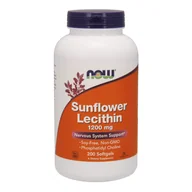 Układ nerwowy - Now Foods NOW Foods Sunflower Lecithin 1200 mg  Lecytyna Słonecznikowa 1200 mg  (200 kap) - miniaturka - grafika 1