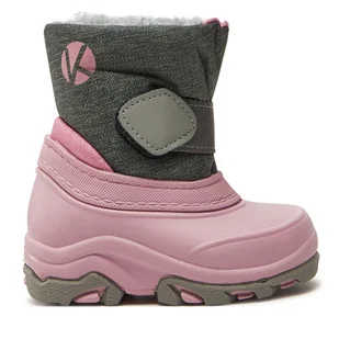 Śniegowce Kimberfeel Neno Różowy - Buty dla dziewczynek - miniaturka - grafika 1
