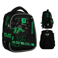 Plecaki szkolne i tornistry - TORNISTER PLECAK SZKOLNY KLASA 1-3 DLA CHŁOPCA FOOTBALL KITE - miniaturka - grafika 1