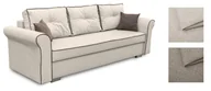Sofy i kanapy - Kanapa rozkładana sofa z funkcją spania Pele C47 - Krem / Brąz | Inari 22 / Inrari 24 - miniaturka - grafika 1