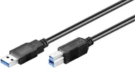 Kable USB - Kabel USB MicroConnect USB3.0 A-B 1m M-M USB3.0AB1B - miniaturka - grafika 1