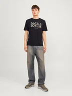 Koszulki męskie - Jack & Jones Koszulka w kolorze czarnym - miniaturka - grafika 1