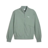 Kurtki i kamizelki sportowe męskie - Męska kurtka bomber PUMA Class PUMA Green Moon - miniaturka - grafika 1