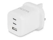 Ładowarki do telefonów - DICOTA 3-Port GaN Wall Charger 65W UK - miniaturka - grafika 1