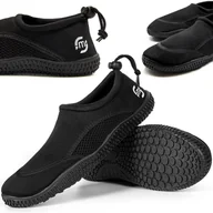 Pływanie - Buty do wody MOLTI BW001 czarne 38 - miniaturka - grafika 1