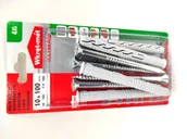 Kołki - WKRĘT-MET Kołek ramowy z łbem stożkowym i gniazdem krzyżowym 10 mm x 100 mm - miniaturka - grafika 1