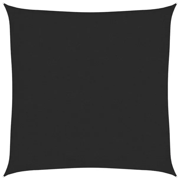 Czarny żagiel przeciwsłoneczny HDPE 2 x 2 m kwadratowy