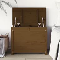 Skrzynie ogrodowe - vidaXL Skrzynia do przechowywania, brązowa 60x32x45,5 cm, lita sosna - miniaturka - grafika 1