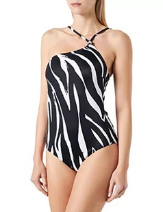Triumph Damski kostium kąpielowy, White - Dark Combination, 42C - Stroje kąpielowe - miniaturka - grafika 1