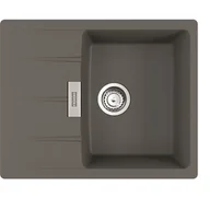 Zlewozmywaki - Franke Centro CNG 611-62 GSC Zlewozmywak granitowy jednokomorowy 62x50 cm kamienny szary 114.0687.315 - miniaturka - grafika 1