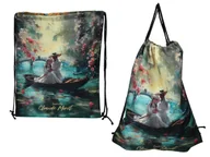 Torby szkolne - Worek na plecy - C. Monet, Kobieta i mężczyzna na łodzi (CARMANI) - miniaturka - grafika 1