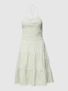 Sukienka o długości do kolan ze wzorem w kratkę vichy model ‘LAYLA DRESS’ - Sukienki - miniaturka - grafika 1