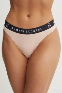 Armani Exchange brazyliany kolor beżowy 947028 CC502 - Majtki damskie - miniaturka - grafika 1