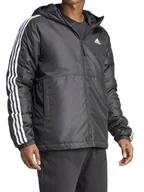 Kurtki męskie - KURTKA zimowa męska ADIDAS z kapturem chłodne dni IN7194 modna czarna L - miniaturka - grafika 1