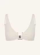 Stroje kąpielowe - Calvin Klein Góra Od Bikini Bralette Ck Wire weiss - miniaturka - grafika 1