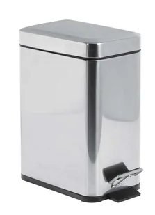 Aqualine Simple Line - Kosz na śmieci 5 l, stal nierdzewna polerowana GAQ005 - Kosze na śmieci - miniaturka - grafika 1