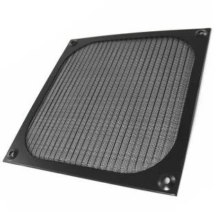 Aluminiowy Grill Filtr Przeciwkurzowy Osłona Wentylatora 14Cm Czarny Siatka 140Mm - Chłodzenie procesora - miniaturka - grafika 1