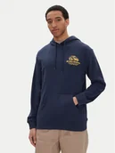 Bluzy męskie - DC Bluza EDYSF03245 Granatowy Regular Fit - miniaturka - grafika 1