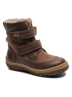 bisgaard Skórzane botki zimowe w kolorze brązowym - Botki damskie - miniaturka - grafika 1