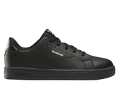Buty dla dziewczynek - Buty dziecięce Reebok 100233903 REEBOK COURT CLEAN Czarne - miniaturka - grafika 1