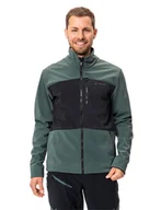Kurtki męskie - Kurtka softshell sportowa męska Vaude Virt II - zielona - miniaturka - grafika 1