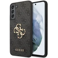 Etui i futerały do telefonów - Guess GUHCS23M4GMGGR S23+ S916 szary/grey hardcase 4G Big Metal Logo - miniaturka - grafika 1