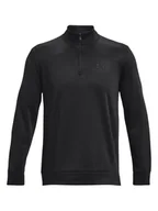 Odzież trekkingowa męska - Under Armour Bluza polarowa "Armour" w kolorze czarnym - miniaturka - grafika 1