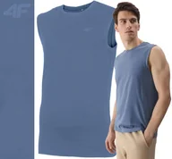 Koszulki męskie - Koszulka Męska 4f Bez Rękawów M125 Tank Top Podkoszulek Na Co Dzień Xxl - miniaturka - grafika 1