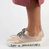 Półbuty damskie - Różowe półbuty damskie S.Barski Ss27-37 - S.BARSKI - miniaturka - grafika 1