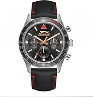 Zegarki męskie - Zegarek męski SLAZENGER SL.09.2361.2.01 czarny fashion na prezent - miniaturka - grafika 1