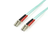 Kable światłowodowe - StarTech A50FBLCLC5 kabel optyczny 5 m LC OM3 Turkusowy - miniaturka - grafika 1