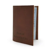 Etui na dokumenty i karty - Etui na Dowód Rejestracyjny - Skóra Naturalna - miniaturka - grafika 1