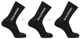 Skarpety Salomon Everyday Crew 3-pack Black - Skarpetki i podkolanówki sportowe - miniaturka - grafika 1