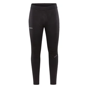 Męskie Legginsy CRAFT ADV ESSENCE WARM WIND TIGHTS 2 M 1914114-999000 – Czarny - Spodnie sportowe męskie - miniaturka - grafika 1