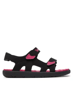 Timberland Sandały Perkins Row 2 Strap Sandal TB0A5M3NEDJ1 Czarny - Buty dla dziewczynek - miniaturka - grafika 1