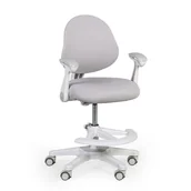 Fotele i krzesła biurowe - Krzesełko dziecięce DORY, szary - miniaturka - grafika 1