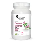 Witaminy i minerały - Aliness Pau d''Arco 500 mg Naturalna Sproszkowana kora Lapacho (100 kaps) ALI-159 - miniaturka - grafika 1