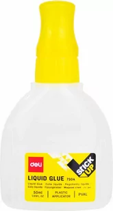 Deli Klej w płynie 50ml. z pędzelkiem - Kleje biurowe - miniaturka - grafika 1