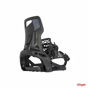Wiązania snowboardowe Nidecker Supermatic Black 2023/2024 - Sporty zimowe - akcesoria - miniaturka - grafika 1