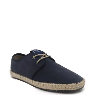 Espadryle męskie - Pepe Jeans London Skórzane espadryle TOURIST CLAIC - grafika 1