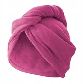 Ręczniki - TURBAN DO WŁOSÓW RĘCZNIK DO SUSZENIA WŁOSÓW CHŁONNY SZYBKOSCHNĄCY - miniaturka - grafika 1