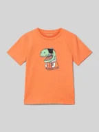 Koszulki dla chłopców - T-shirt z o kroju regular fit z interaktywnym obszyciem - miniaturka - grafika 1