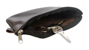 Etui Na Klucze Kluczówka DUŻA XXL Jeden Zamek PolskaGalanteria.pl Skóra Naturalna 17 x 11 [cm] - Etui na klucze - miniaturka - grafika 2
