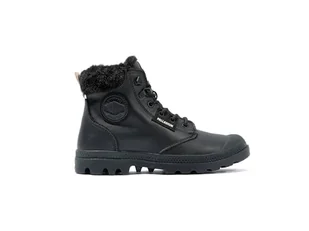 Palladium Damskie buty Pampa Hi Snow Warm Botki, czarny, 37.5 EU - Botki damskie - miniaturka - grafika 1