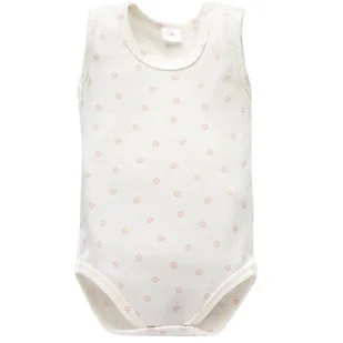 PINOKIO BODY ECRU KWIATY LOVELY DAY 86 - Body dla niemowląt - miniaturka - grafika 1