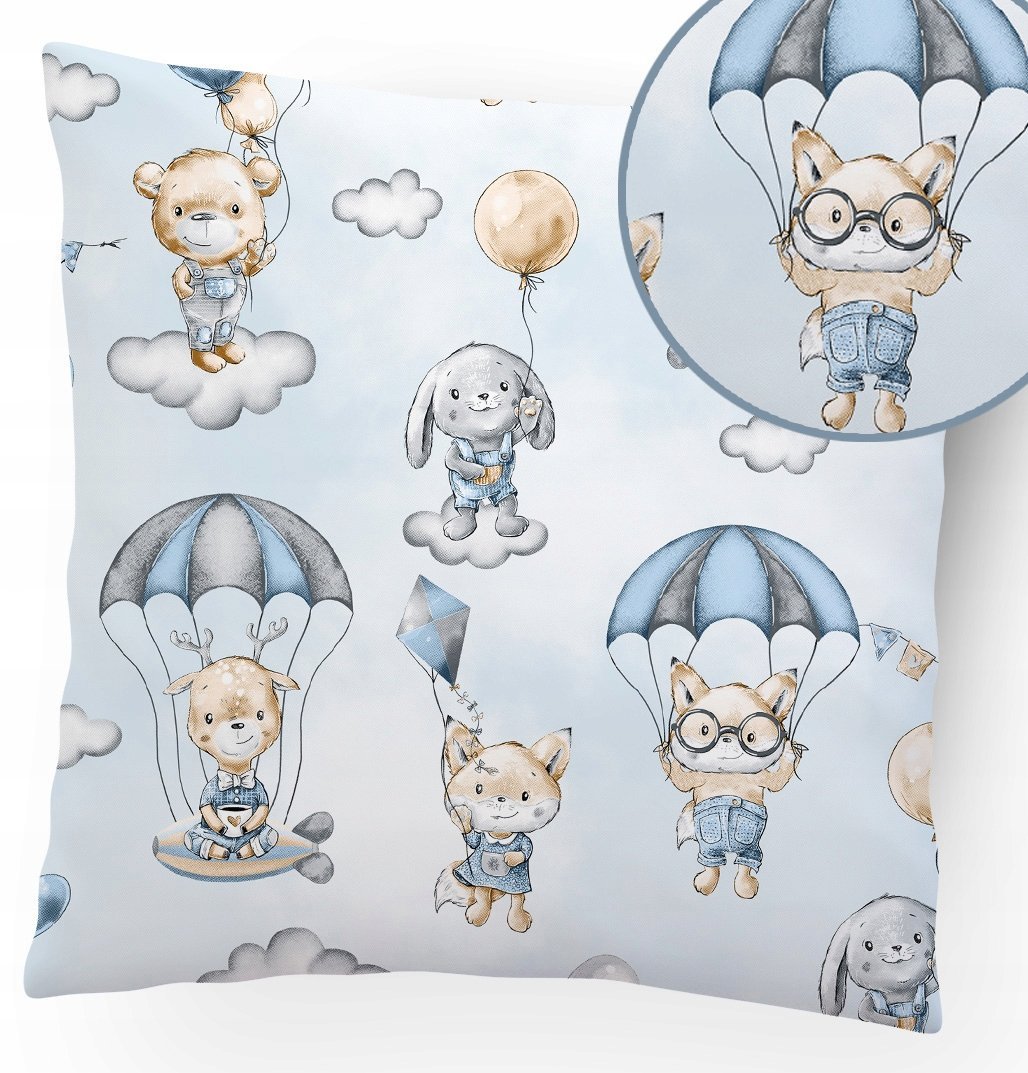 POSZEWKA NA PODUSZKĘ 40x40 BAWEŁNA ZAMEK WZORY!