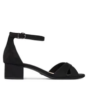 Sandały damskie - Sandały Tamaris 1-28226-42 Czarny - miniaturka - grafika 1